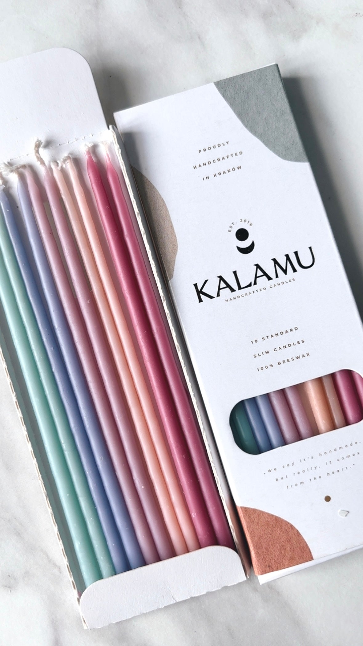 Świeczki Blended Blossom mix MAXI 25cm by KALAMU