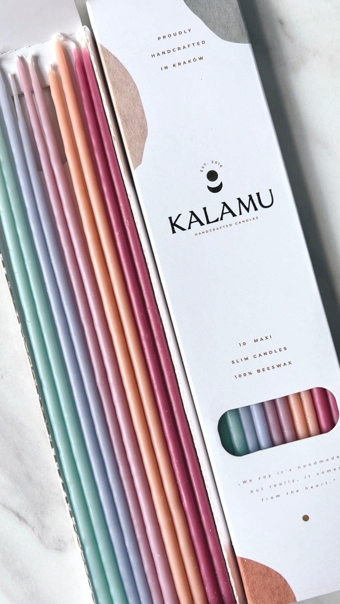 Świeczki Blended Blossom mix STANDARD 15cm by KALAMU